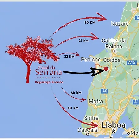 Casal Da Serrana Bauernhof Óbidos